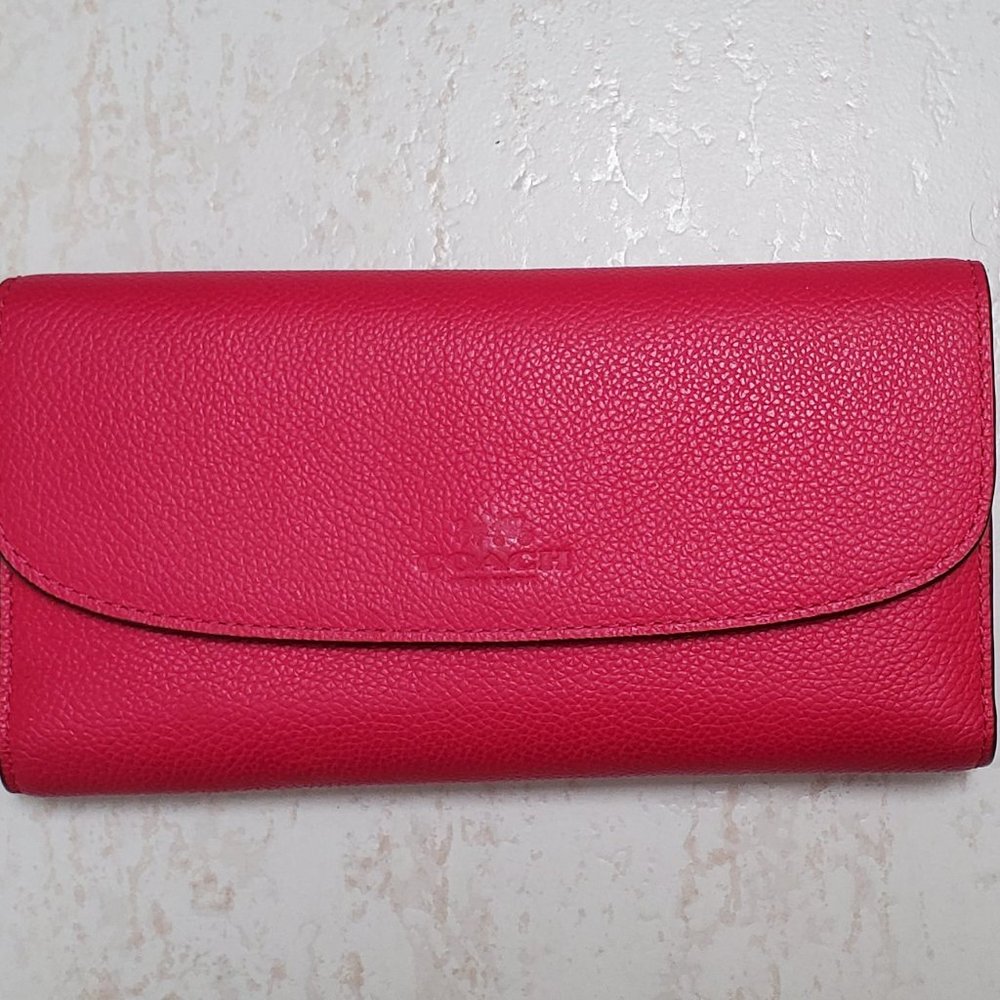 EUC Coach Pink Wallet